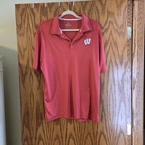 Wisconsin Badgers Red Polo Shirt